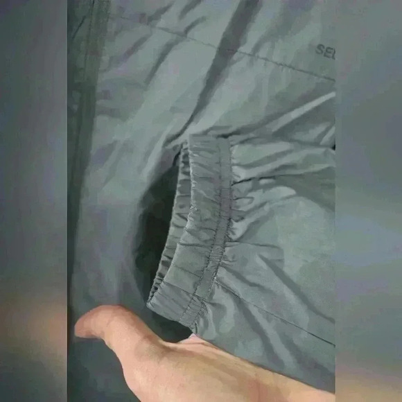 NWT  SELECTED HOMME Blue Recycled Polyester Packable Hooded Wind Jacket Medium - Picture 12 of 13